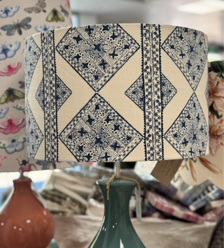 Drum 40cm Nine muses Quilt Indigo