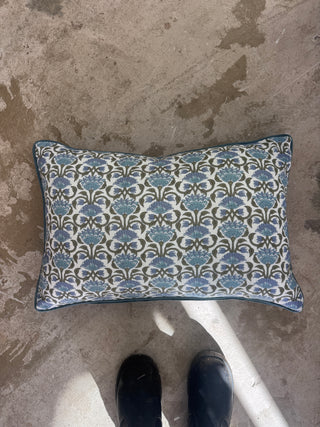 Flora Blue Cushion