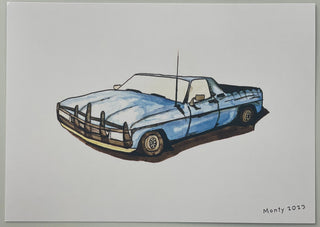 Retro Car Postcards