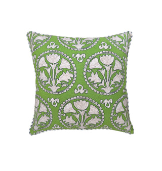 Greek Reverse Plate Green Cushion - 60cm