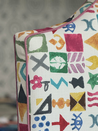 Queen Bedhead in Potato Print G P & J BAKER X KIT KEMP Collection