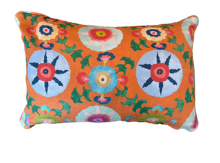 Pink Jam x Anna Spiro Izmir Orange Cushion