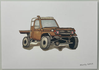 Retro Car Postcards