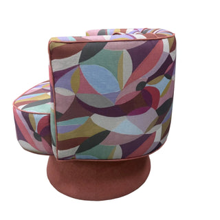 Pattern Swivel Armchair