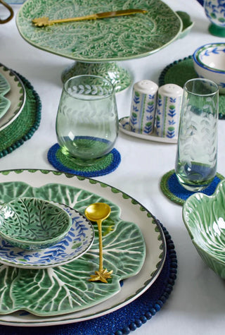 Emerald Flutes - set of 2