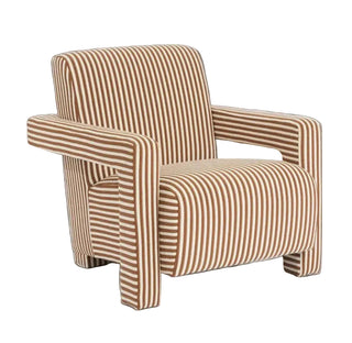 Terracotta Stripe Chair