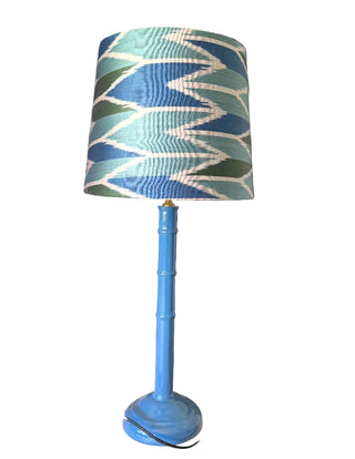 Green Blue Ikat Empire Lamp Shade