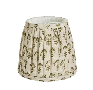 Small Viscose Linen Lampshade - Green, Blue or Red
