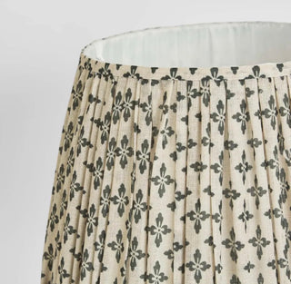 Green  Viscose Linen Lampshade - 46cm