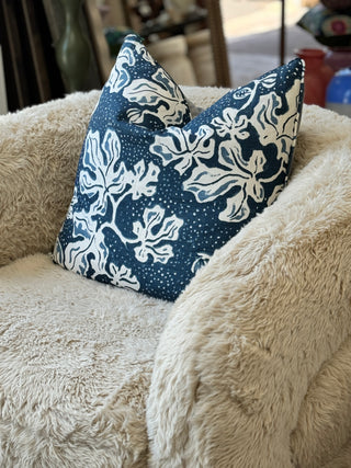 Anna Spiro | Elsternwick Fig Navy Cushion