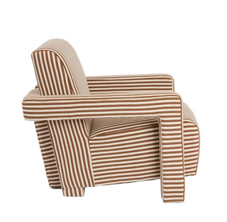 Terracotta Stripe Chair