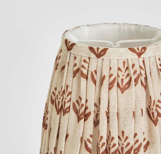 Small Viscose Linen Lampshade - Green, Blue or Red