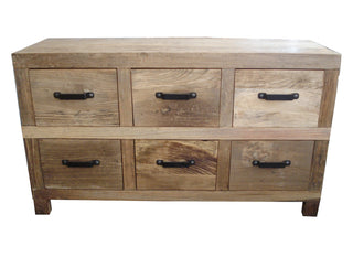 Industrial Sideboard - 6 Drawer