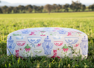 Ginger & Bows Ottoman | THE ADDY Collection