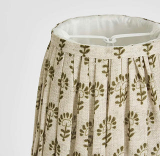 Small Viscose Linen Lampshade - Green, Blue or Red