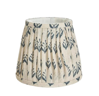 Small Viscose Linen Lampshade - Green, Blue or Red