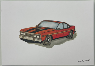 Retro Car Postcards