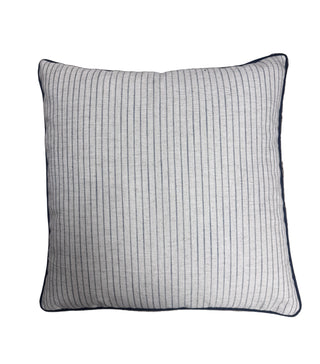 Warwick| Navy Linen Stripe Cushion