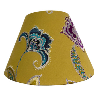 Manusu Shades | Chartreuse Embroidered Concial Shade