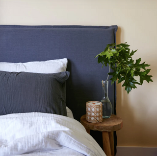 Sanctuary Linen Bed Head with Slipcover - Charcoal