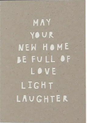 New Home Card