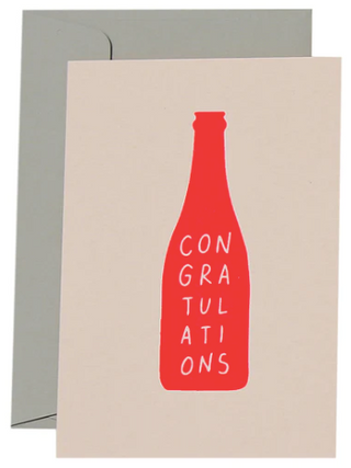 Champagne Congrats Card