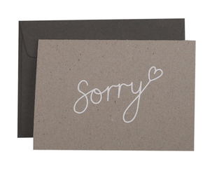 Sorry Card