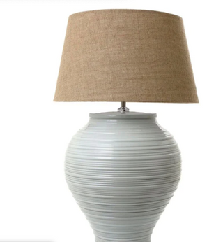 Large White Ceramic Table Lamp