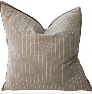 Everly Pure Linen Cushions - Khaki