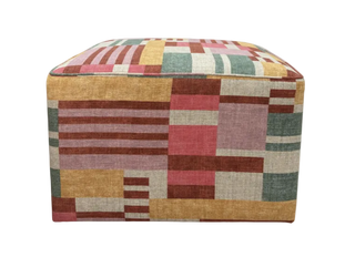 Vardo Carnival Fabric Ottoman