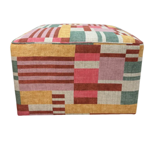 Vardo Carnival Fabric Ottoman