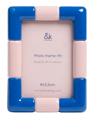 Blue & Lilac Miniature Photo Frame