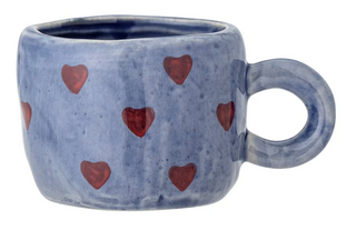 Nini Blue Heart Piccolo Mug