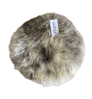 Round Sheepskin Seat pad