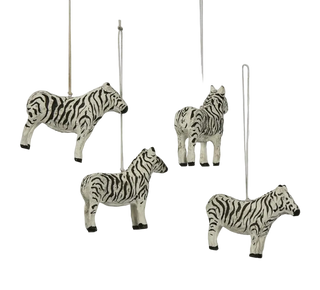 Zebra Hanging Ornament
