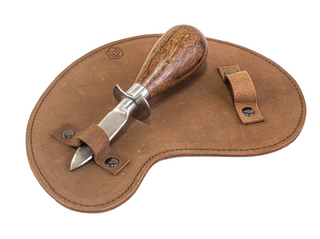 Oyster Knife with Leather Glove
