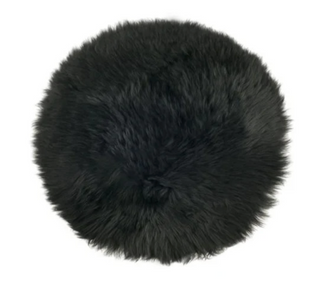 Round Sheepskin Seat pad