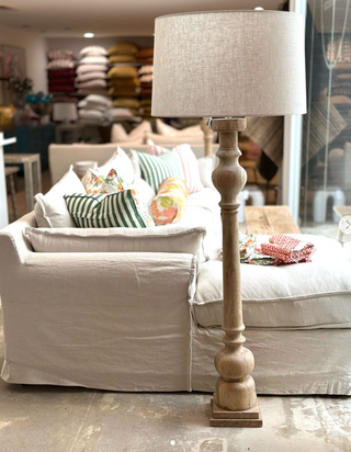 Timber Floor Lamp - Natural