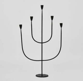 Black Statement Candelabra