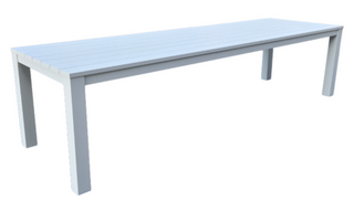 Portsea White Outdoor Dining Table 3m