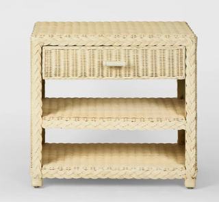 Rattan Bedside Table