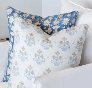 Lotus Bloom Cushion - Slate
