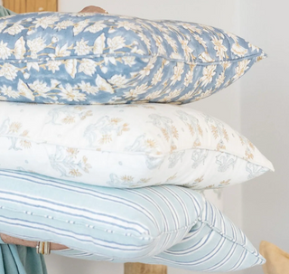 Lotus Bloom Cushion - Slate