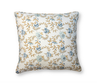 Zakir Rose Cushion - Blueberry