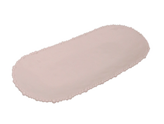 Le Forge Pearl Melamine Platter - Pink 53cm