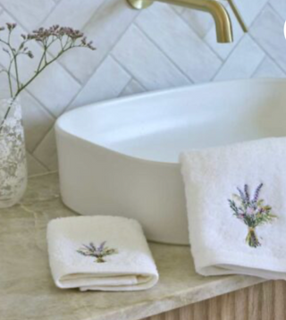 Floral Garden Hand Towel