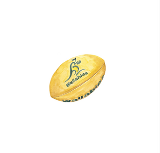 Wallabies Rugby Ball - Sarah Smith