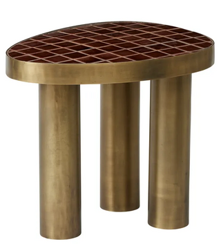 Pietro Tile Metal Side Table