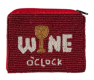 Wine Time Coin Purse
