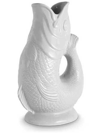 Wade Fish Jug White